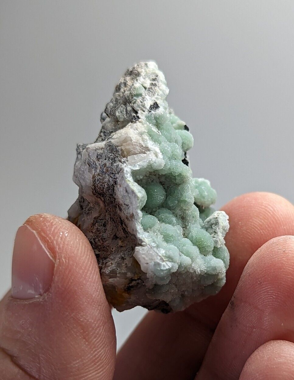 Wavellite on Quartz - Mauldin Mountain Montgomery County Arkansas - Collectibles:Rocks Fossils & Minerals:Crystals