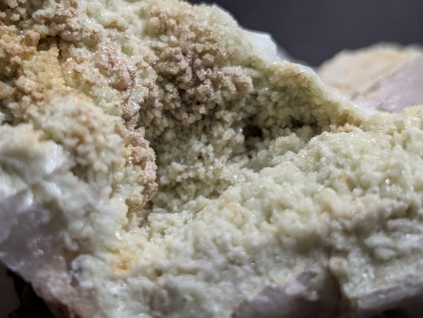Wavellite on Smoky Quartz - Rare Old Stock - Polk County Arkansas Super Unique - Collectibles:Rocks Fossils &