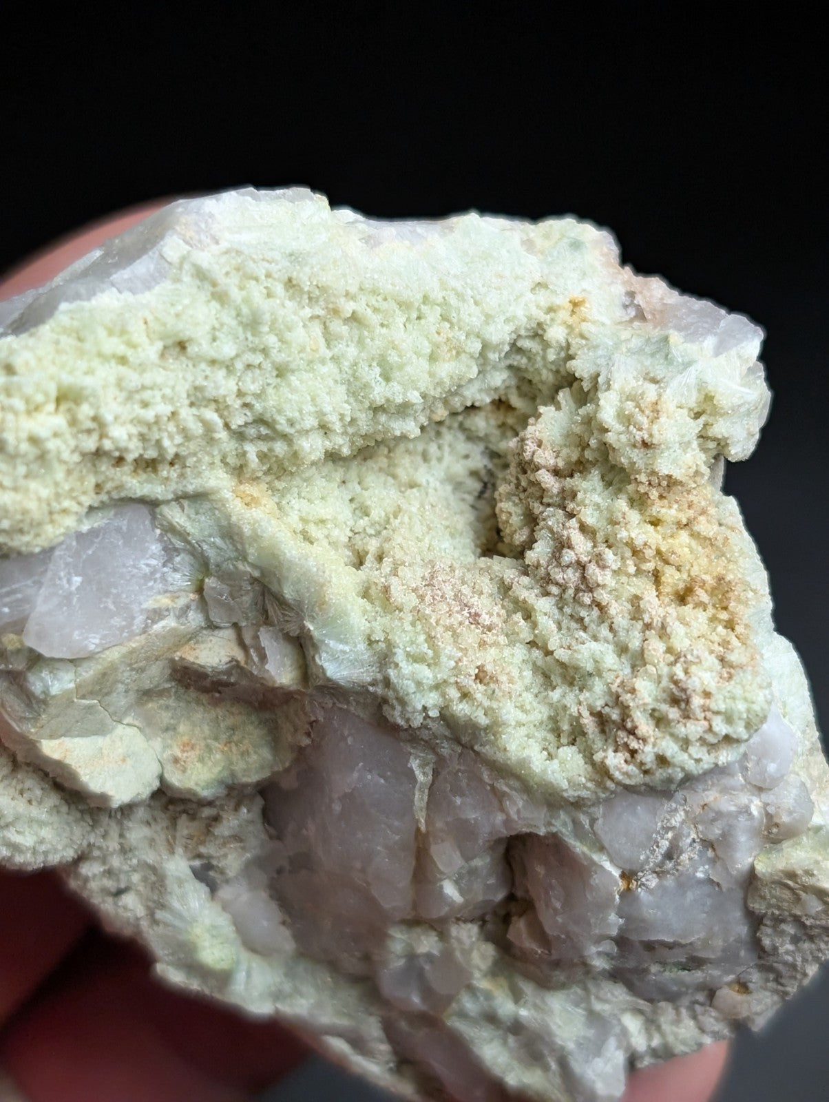 Wavellite on Smoky Quartz - Rare Old Stock - Polk County Arkansas Super Unique - Collectibles:Rocks Fossils &