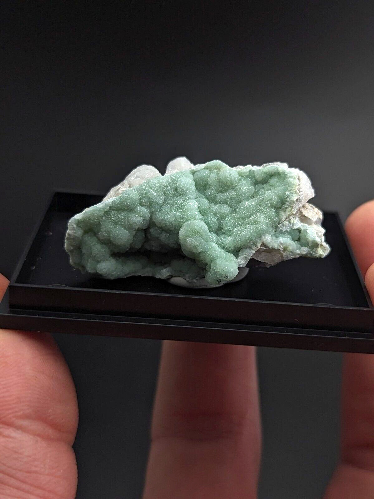 Wavellite - Unique Display w/ case - Old Stock - Mauldin Mountain Arkansas - Collectibles:Rocks Fossils &
