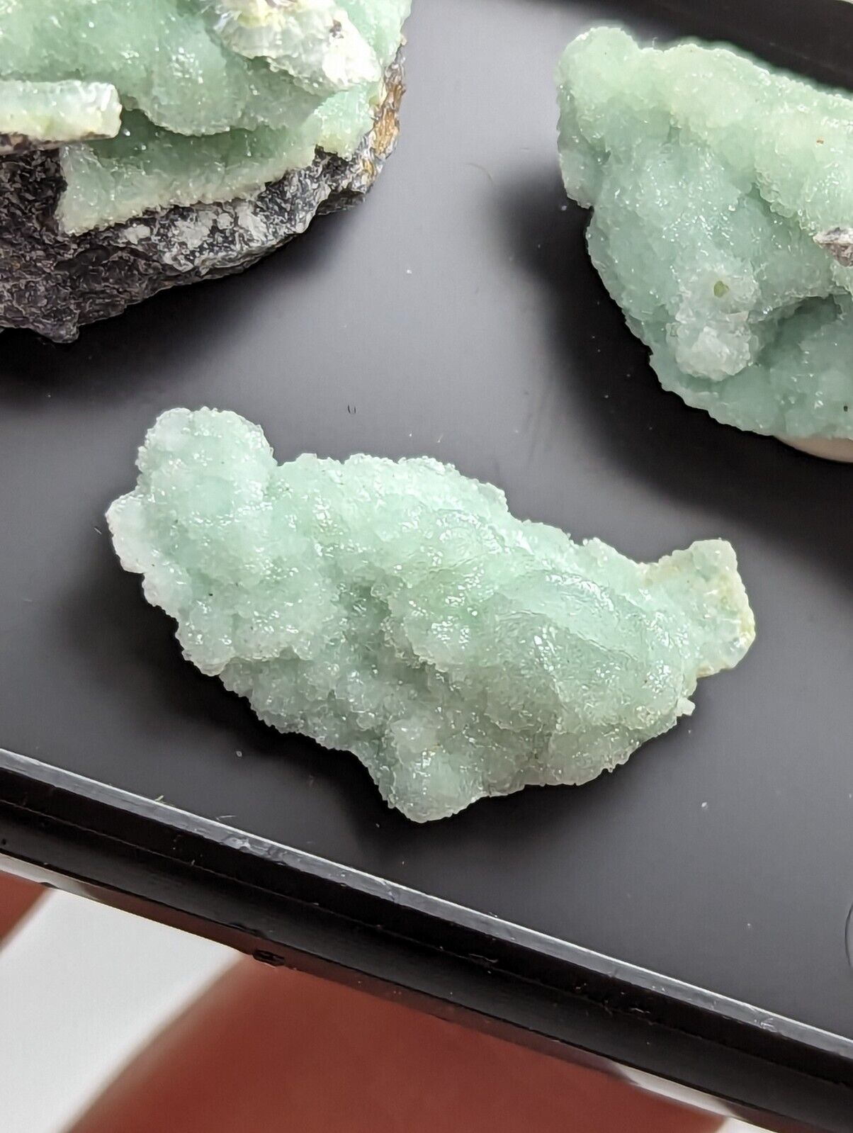 Wavellite - Unique Set of 3 w/ case - Old Stock - Mauldin Mountain Arkansas - Collectibles:Rocks Fossils &