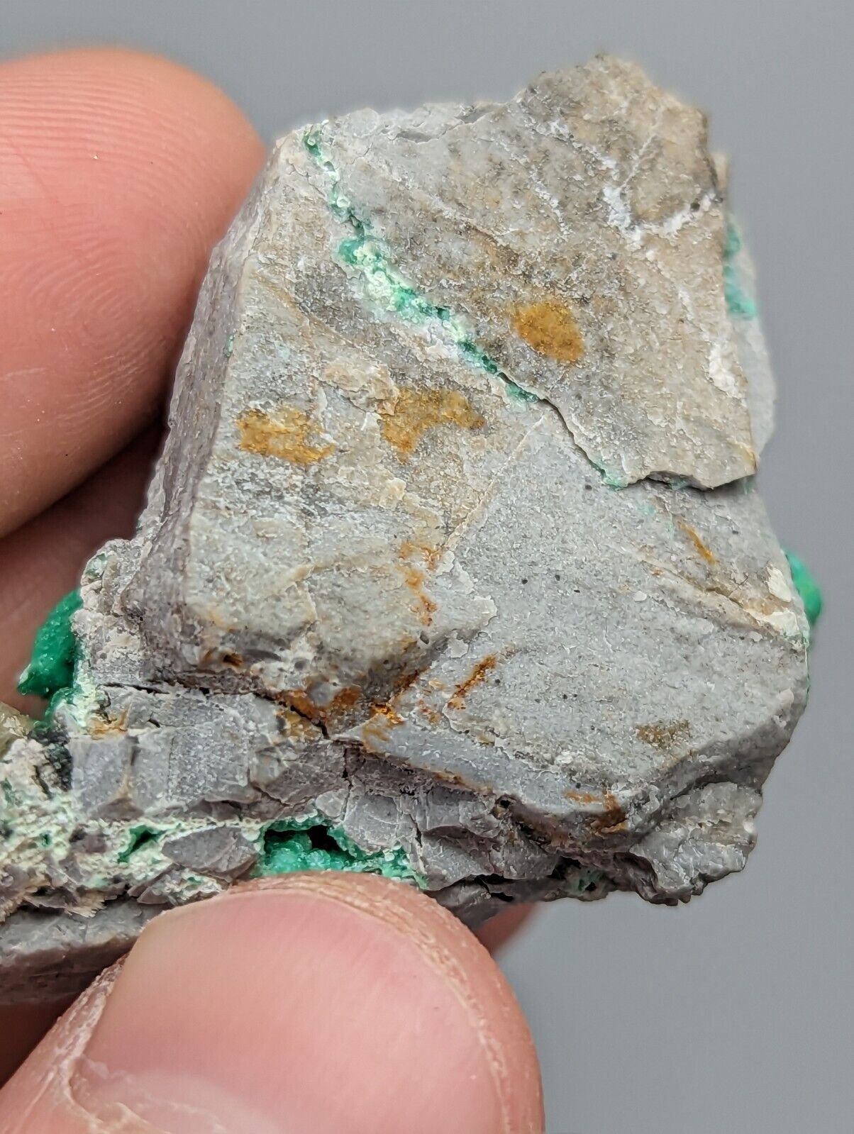 Wavellite on Variscite,Delinde Claim Garland Co Arkansas,1960s Old Stock RARE - Collectibles:Rocks Fossils &