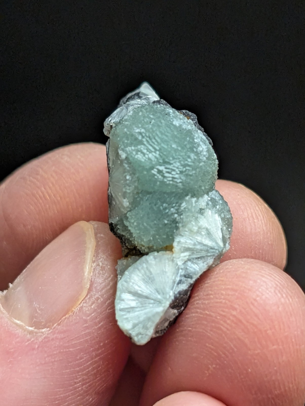 Wavellite w/ Great Crystallization Mauldin Mountain,Montgomery Co. Arkansas A + - Collectibles:Rocks Fossils &