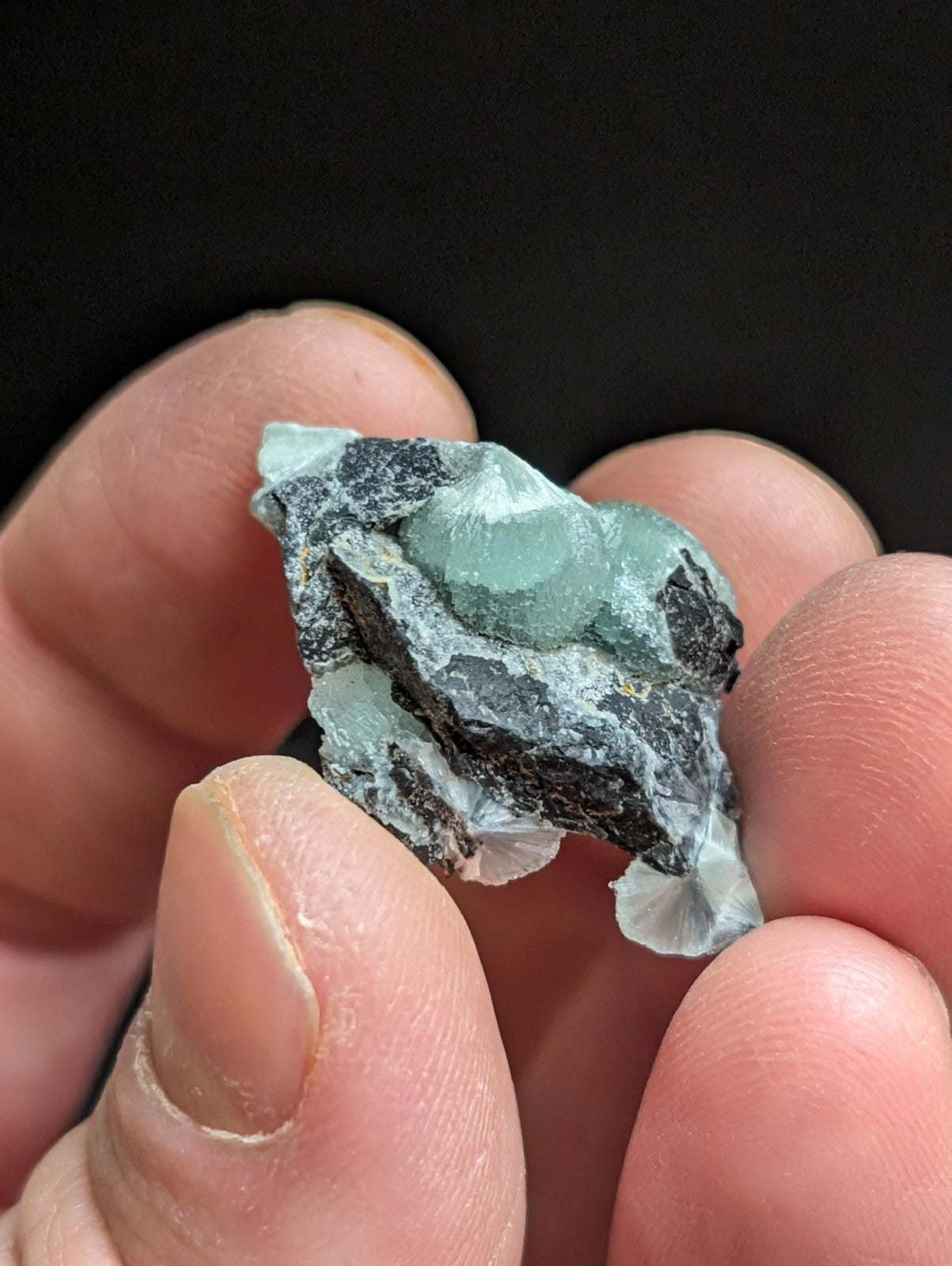 Wavellite w/ Great Crystallization Mauldin Mountain,Montgomery Co. Arkansas A + - Collectibles:Rocks Fossils &