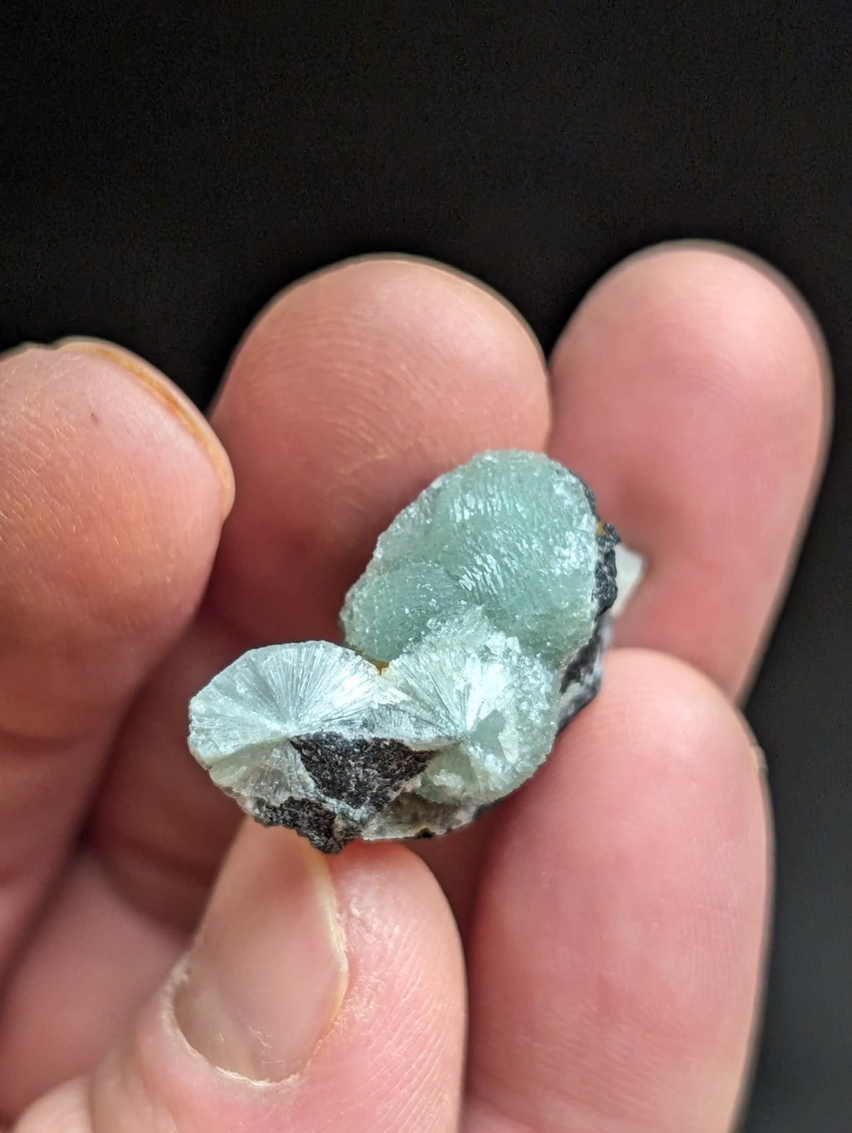 Wavellite w/ Great Crystallization Mauldin Mountain,Montgomery Co. Arkansas A + - Collectibles:Rocks Fossils &