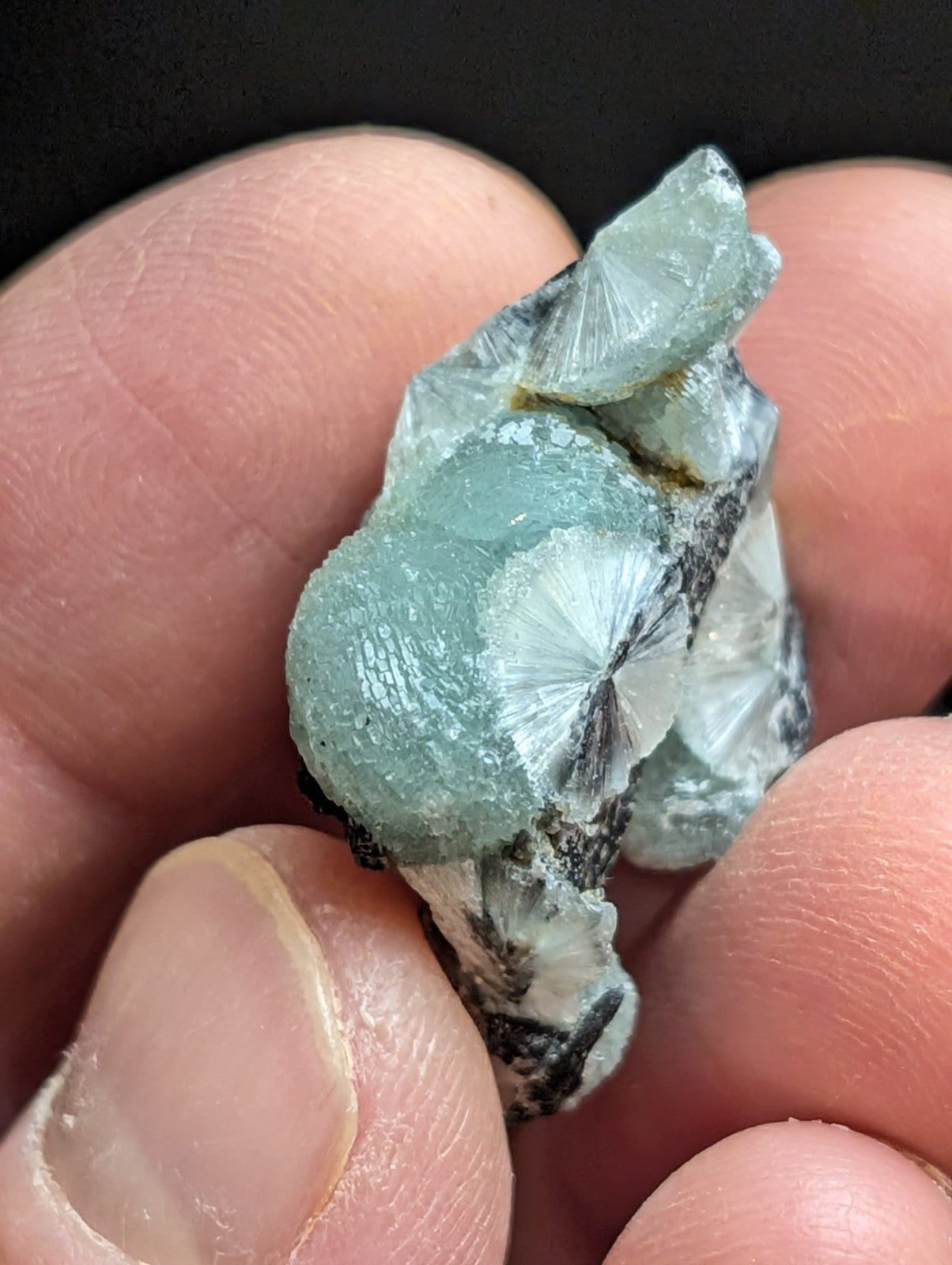 Wavellite w/ Great Crystallization Mauldin Mountain,Montgomery Co. Arkansas A + - Collectibles:Rocks Fossils &
