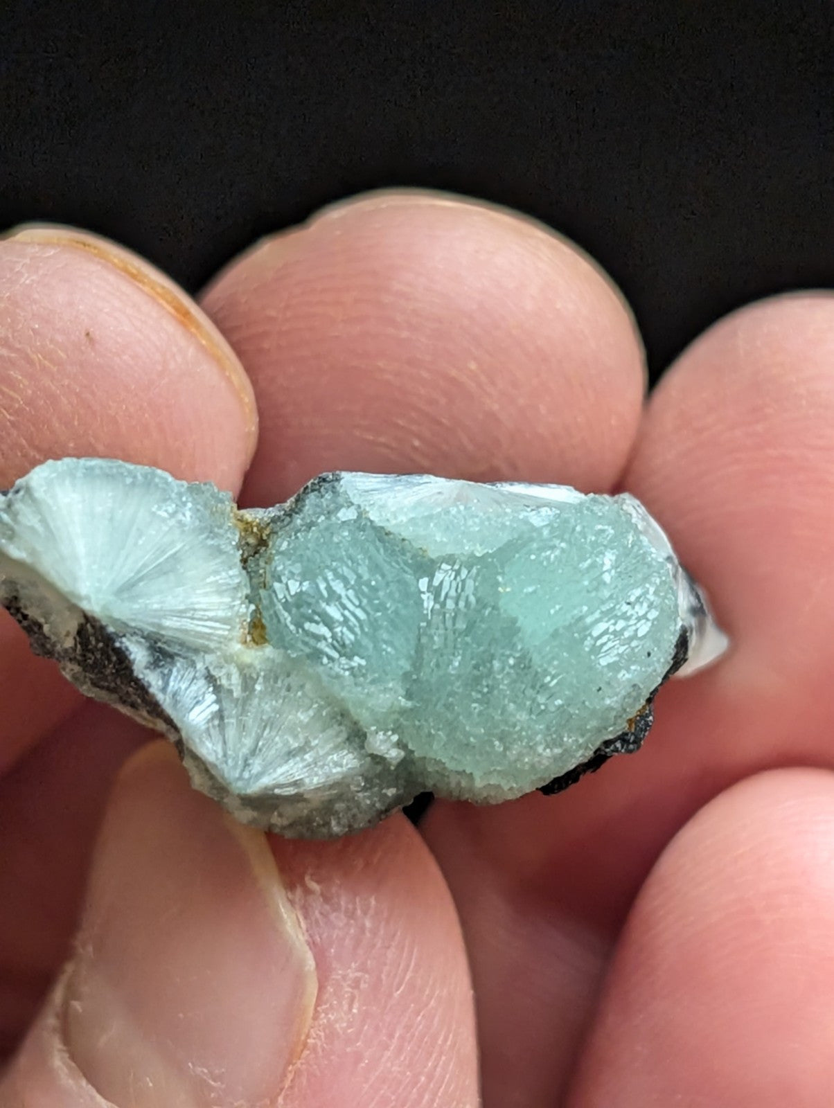 Wavellite w/ Great Crystallization Mauldin Mountain,Montgomery Co. Arkansas A + - Collectibles:Rocks Fossils &