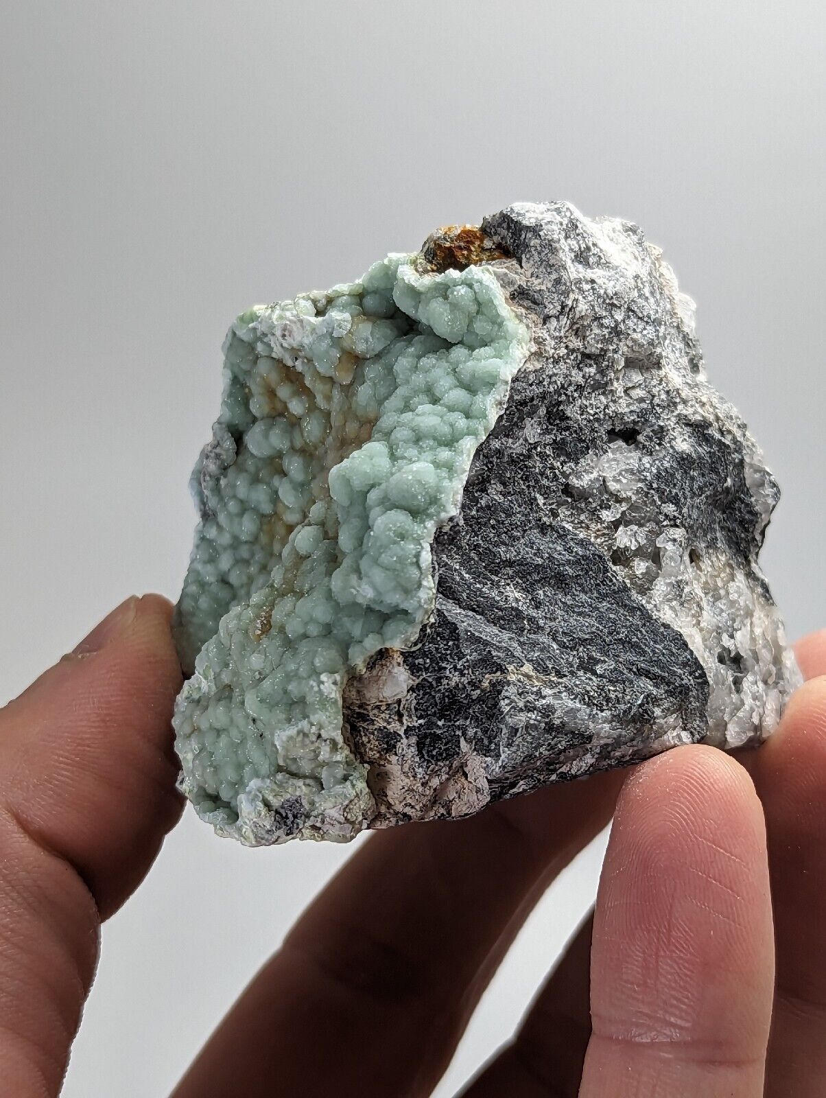 Wavellite w/ Iron Inclusions - Mauldin Mountain Montgomery County Arkansas - Collectibles:Rocks Fossils &