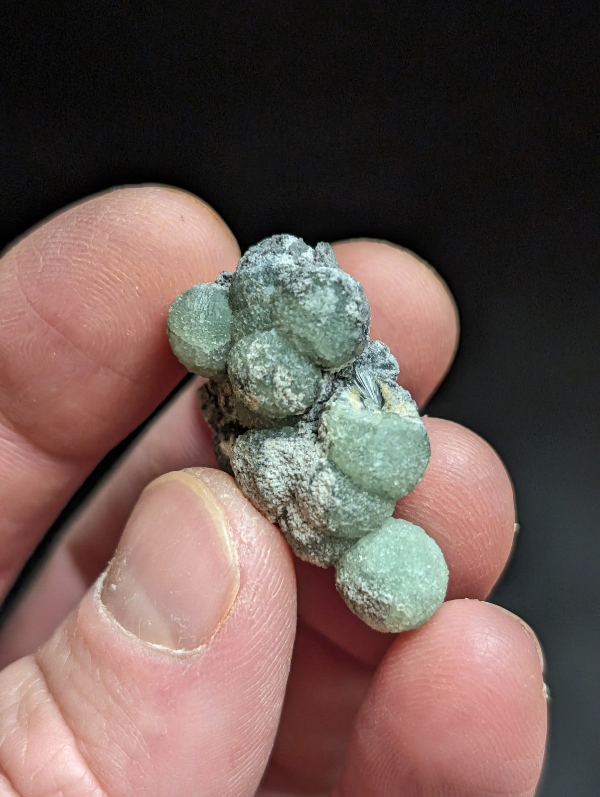 Wavellite w/ SiO2 Pseudomorphs Mauldin Mountain Montgomery Co. Arkansas A + + - Collectibles:Rocks Fossils &