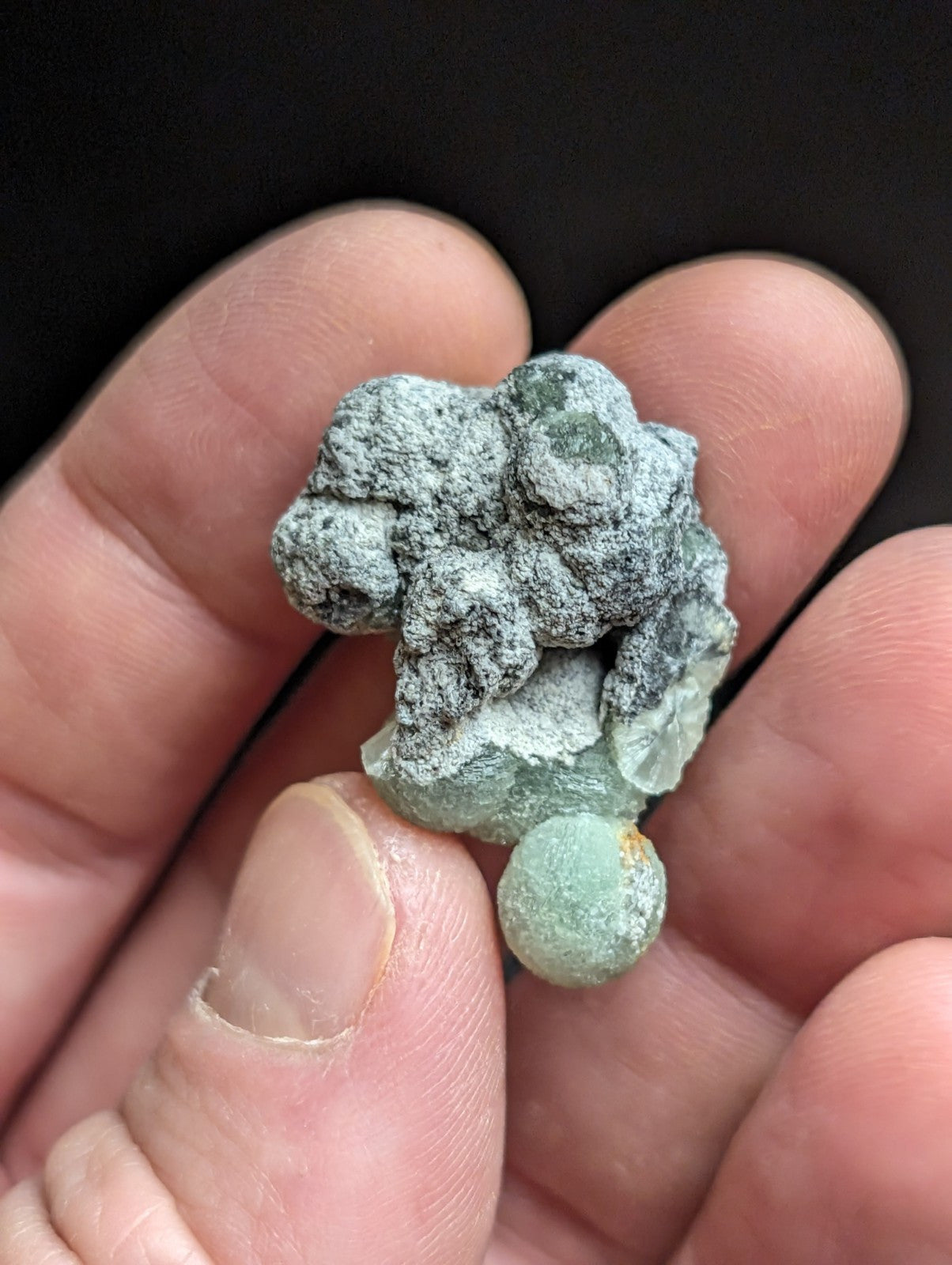 Wavellite w/ SiO2 Pseudomorphs Mauldin Mountain Montgomery Co. Arkansas A + + - Collectibles:Rocks Fossils &