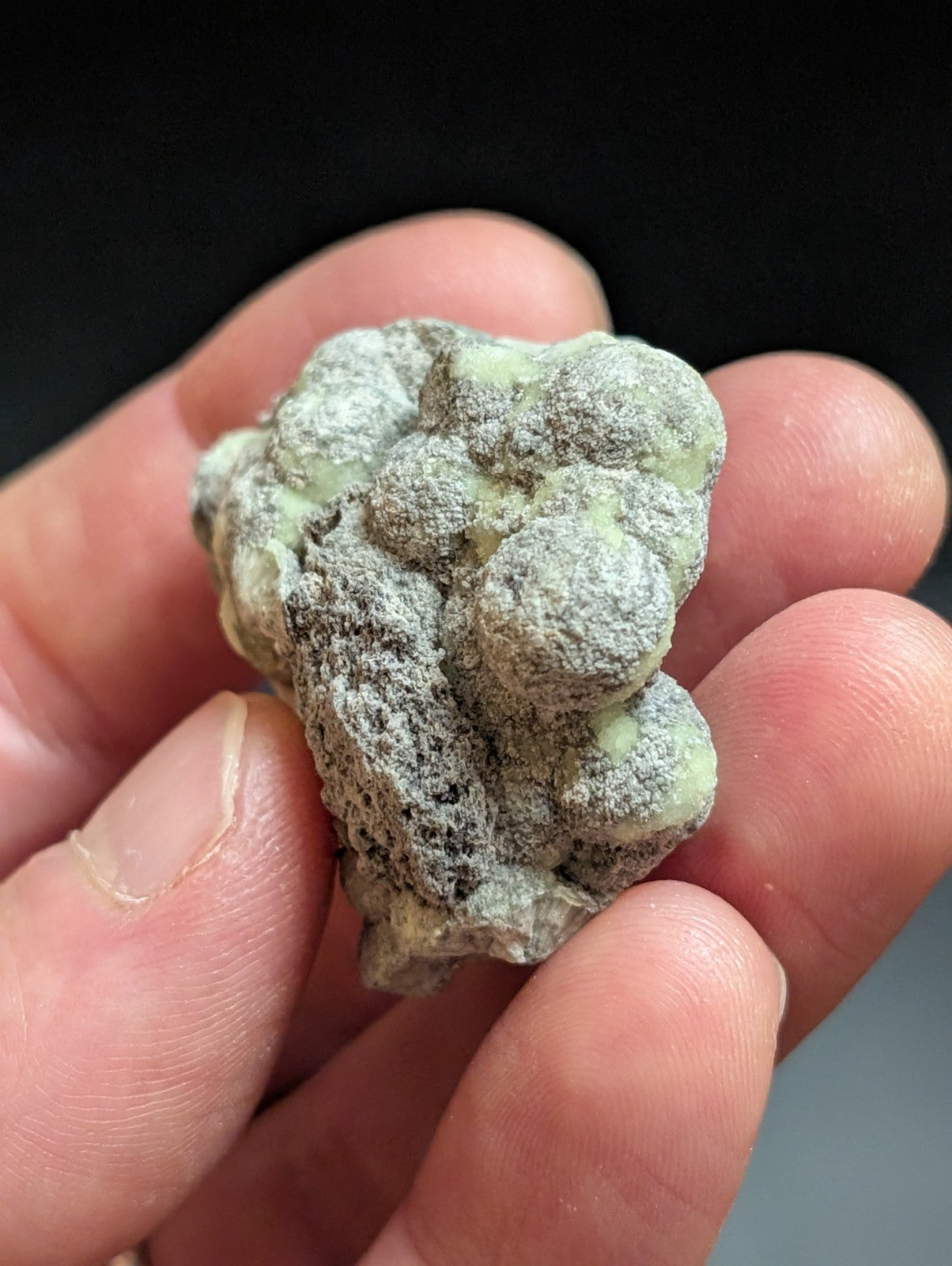 Wavellite w/ SiO2 pseudomorphs -Old Stock - Mauldin Mountain Arkansas USA - Collectibles:Rocks Fossils &