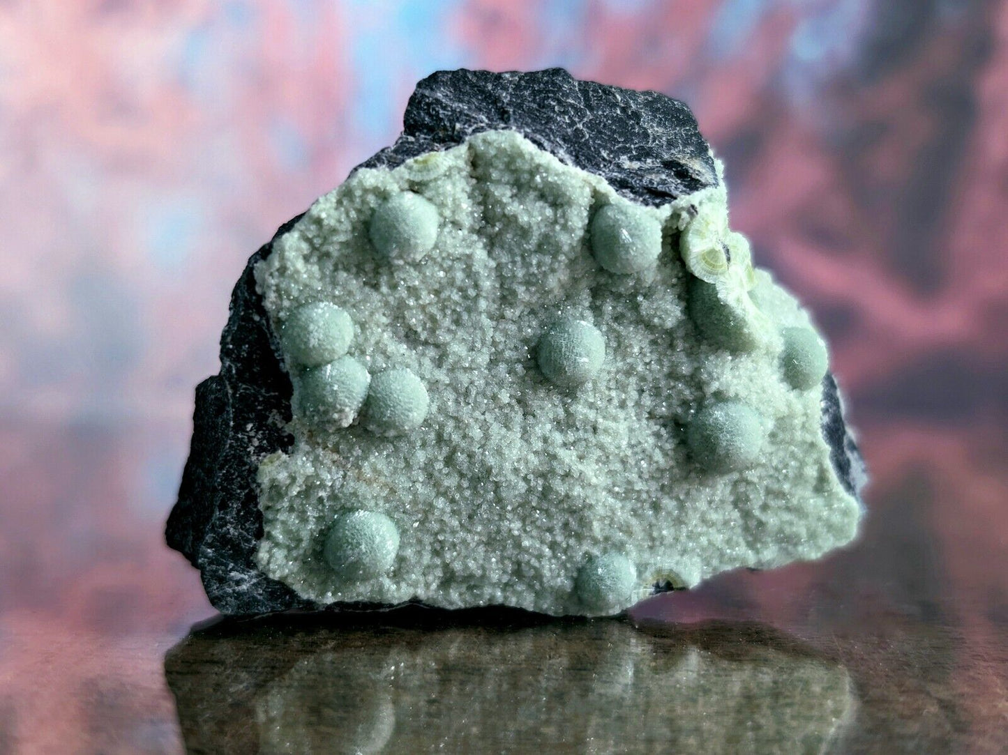 Wavellite + White Mineral - Fantastic Old Stock - Mauldin Mountain Arkansas - Collectibles:Rocks Fossils &