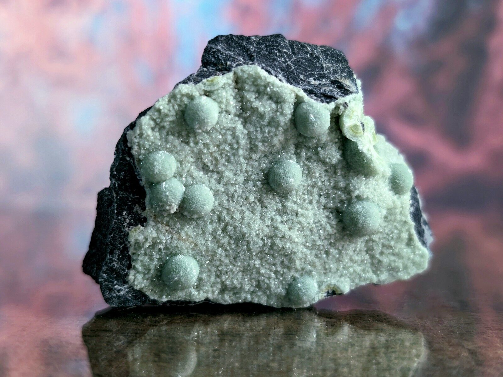 Wavellite + White Mineral - Fantastic Old Stock - Mauldin Mountain Arkansas - Collectibles:Rocks Fossils &