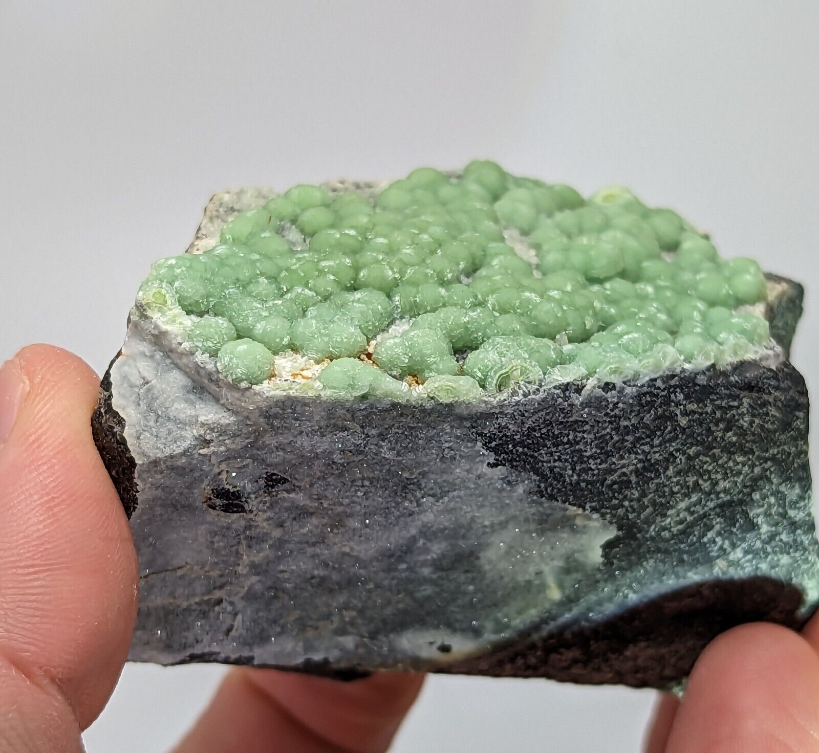 Wavellite + white mineral (variscite?) - RARE 1990s Old Stock - Mauldin Mountain Arkansas A + - Collectibles:Rocks
