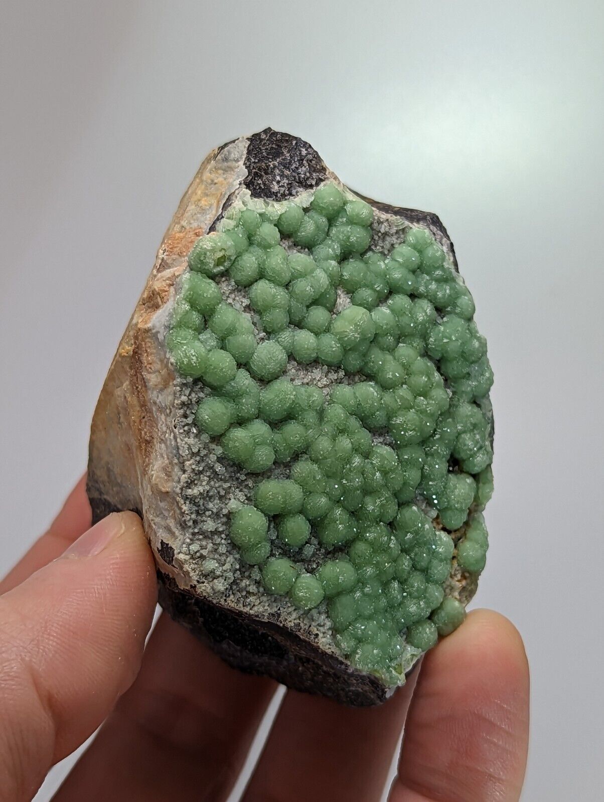 Wavellite + white mineral (variscite?) - RARE 1990s Old Stock - Mauldin Mountain Arkansas A + - Collectibles:Rocks