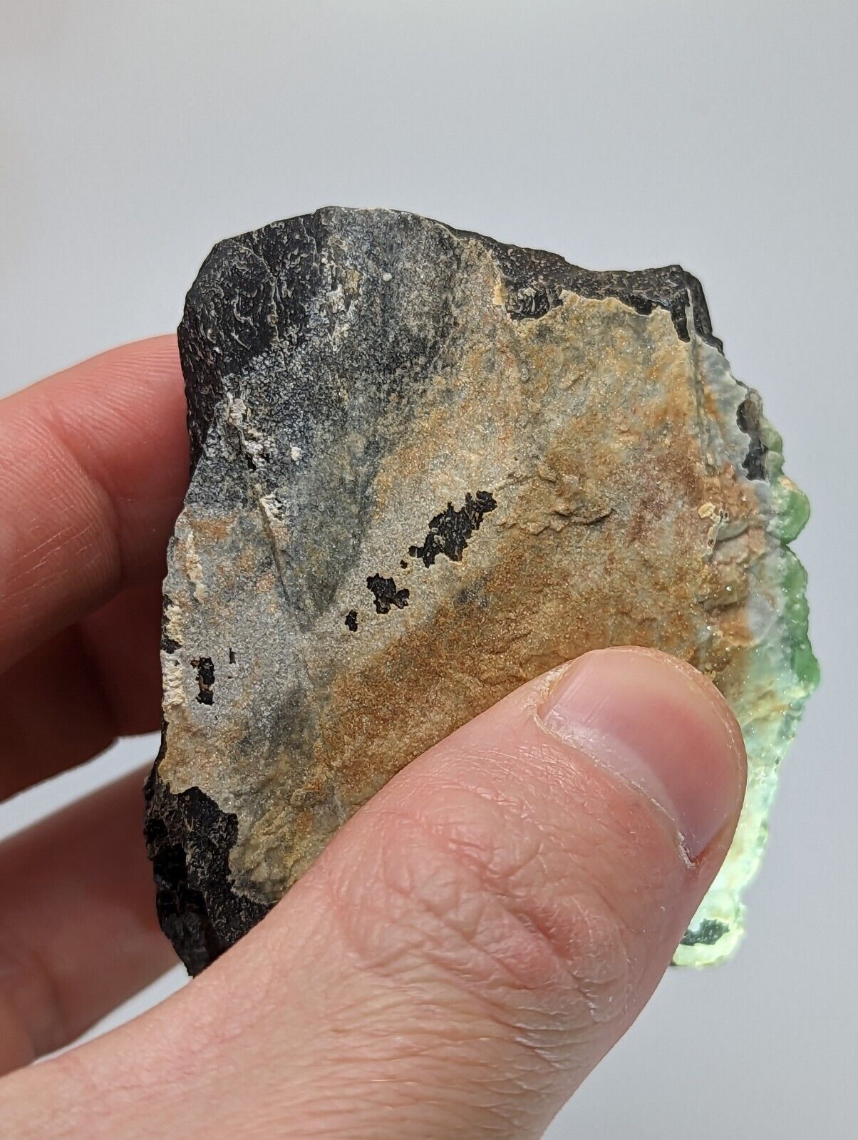 Wavellite + white mineral (variscite?) - RARE 1990s Old Stock - Mauldin Mountain Arkansas A + - Collectibles:Rocks