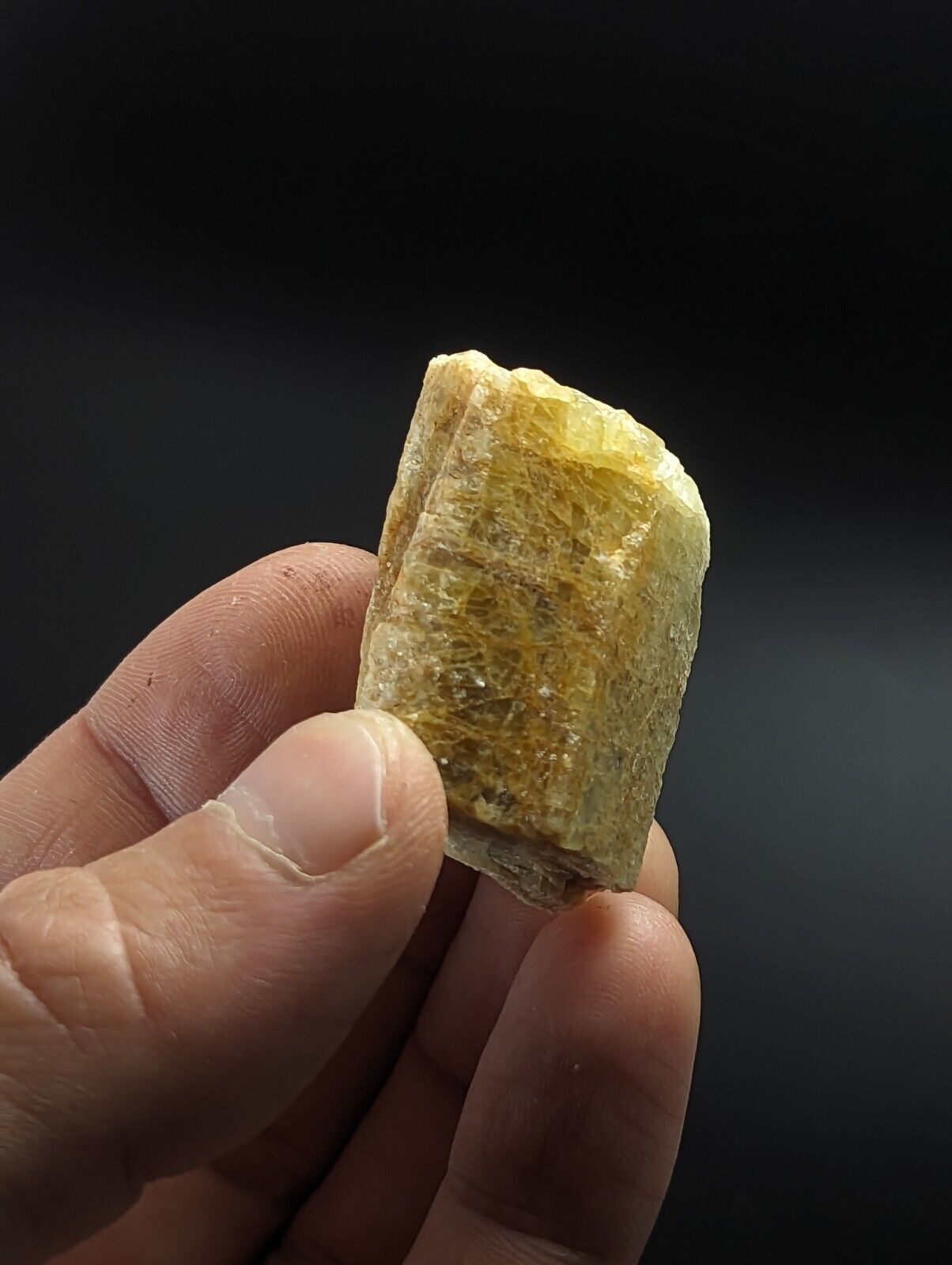 Yellow Beryl Mitchell County North Carolina USA Old Stock - Collectibles:Rocks Fossils & Minerals:Crystals Mineral