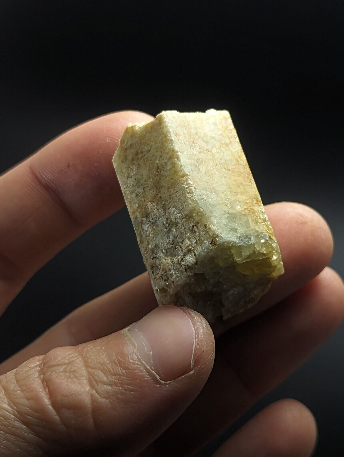 Yellow Beryl Mitchell County North Carolina USA Old Stock - Collectibles:Rocks Fossils & Minerals:Crystals Mineral