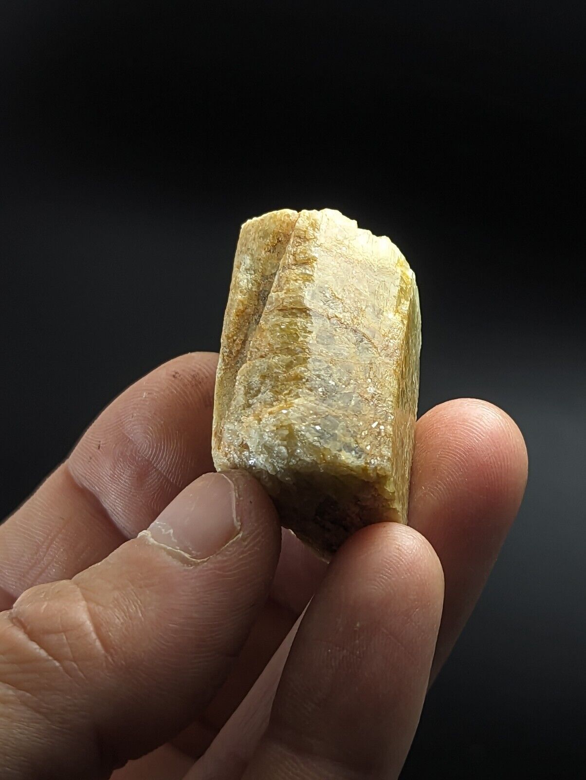 Yellow Beryl Mitchell County North Carolina USA Old Stock - Collectibles:Rocks Fossils & Minerals:Crystals Mineral