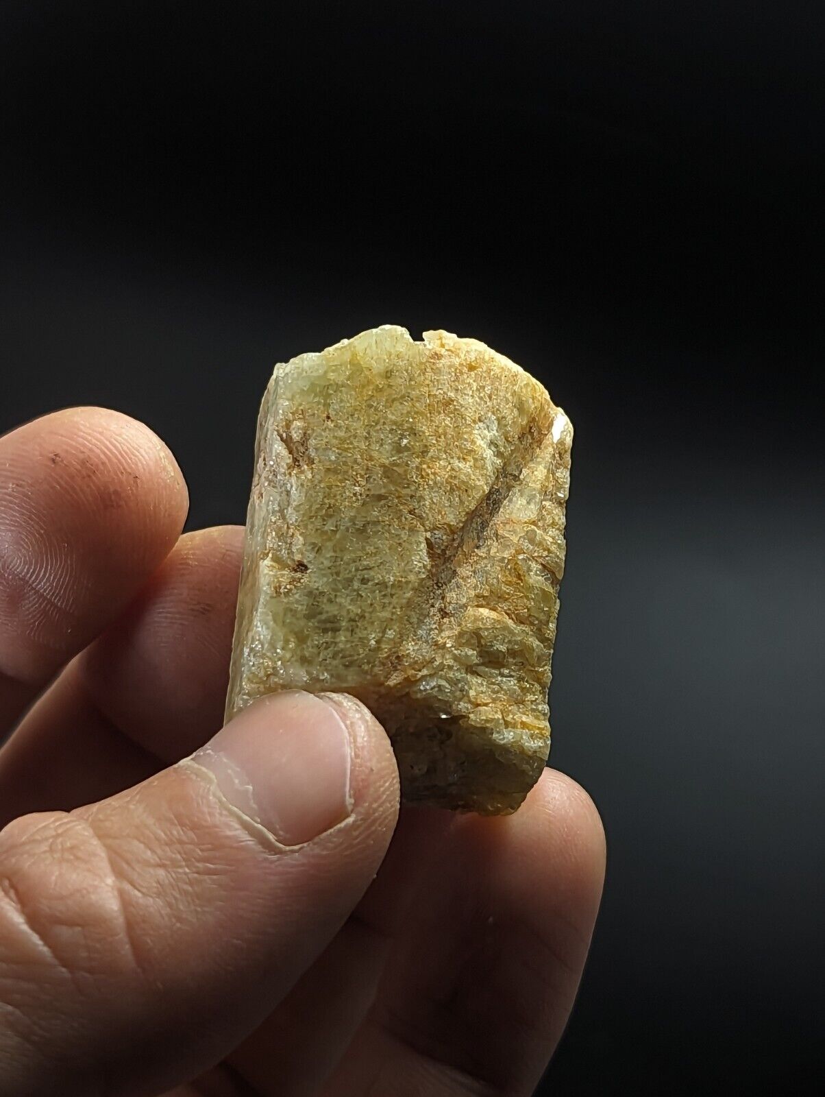 Yellow Beryl Mitchell County North Carolina USA Old Stock - Collectibles:Rocks Fossils & Minerals:Crystals Mineral