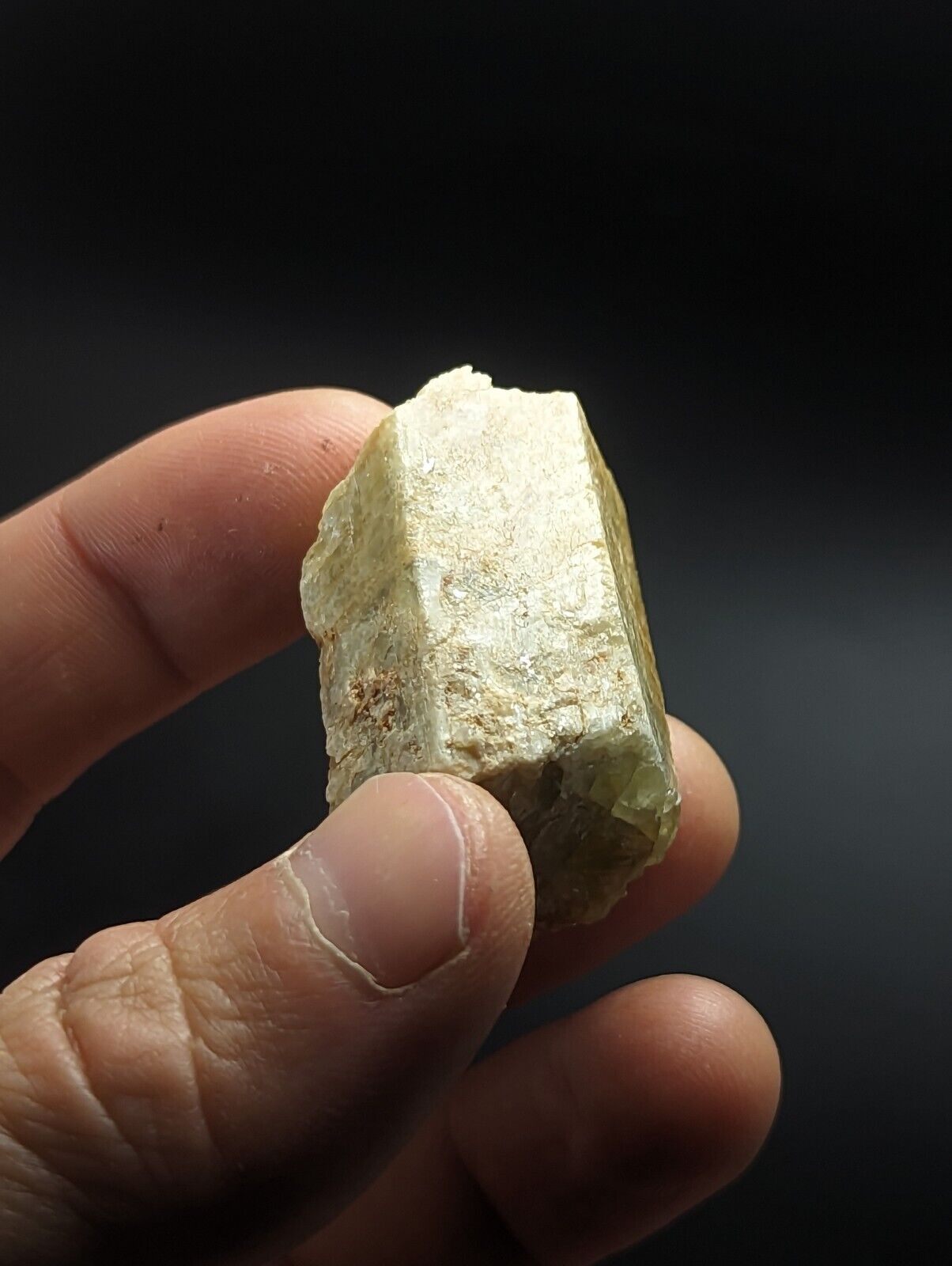 Yellow Beryl Mitchell County North Carolina USA Old Stock - Collectibles:Rocks Fossils & Minerals:Crystals Mineral
