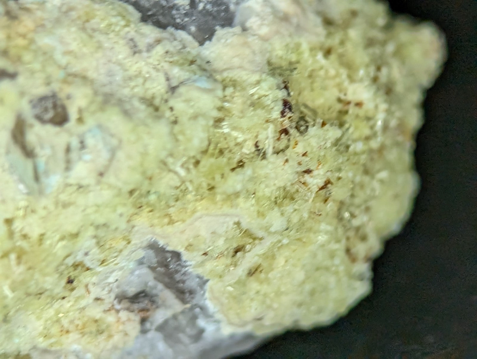 Yellow Wavellite with Variscite Quartz - Rare Old Stock - Polk County Arkansas - Collectibles:Rocks Fossils &