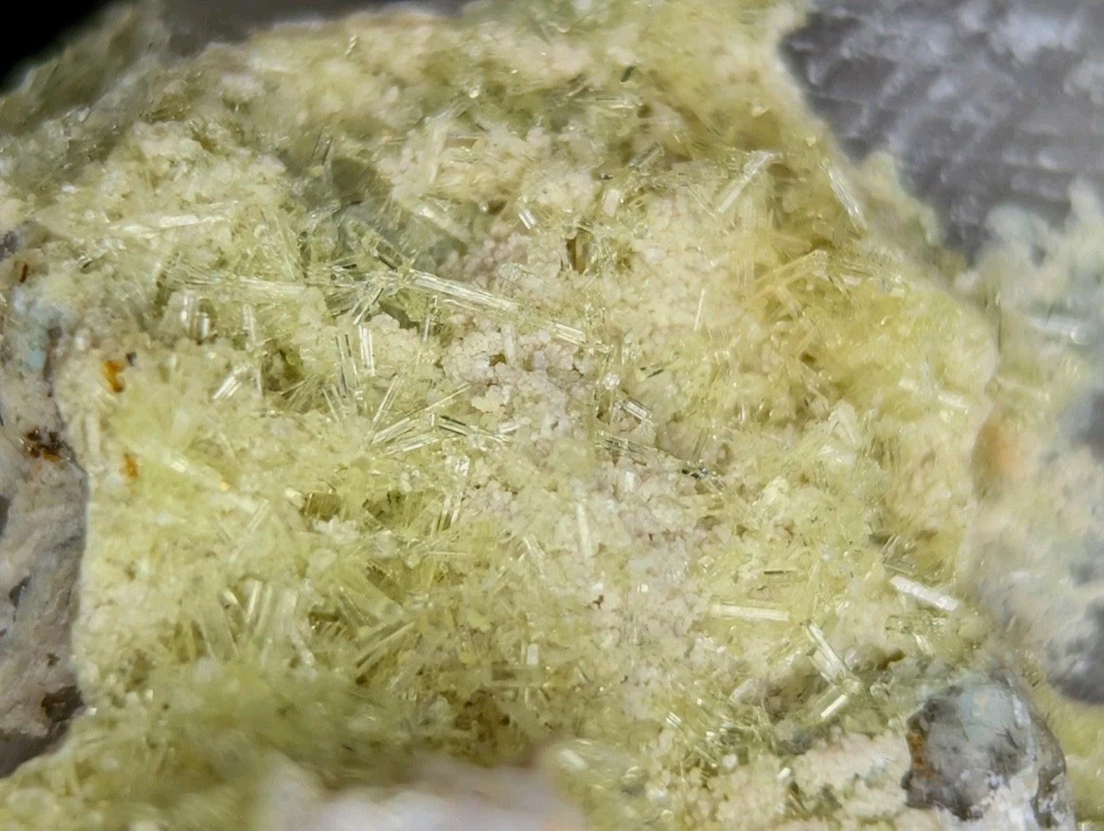 Yellow Wavellite with Variscite Quartz - Rare Old Stock - Polk County Arkansas - Collectibles:Rocks Fossils &