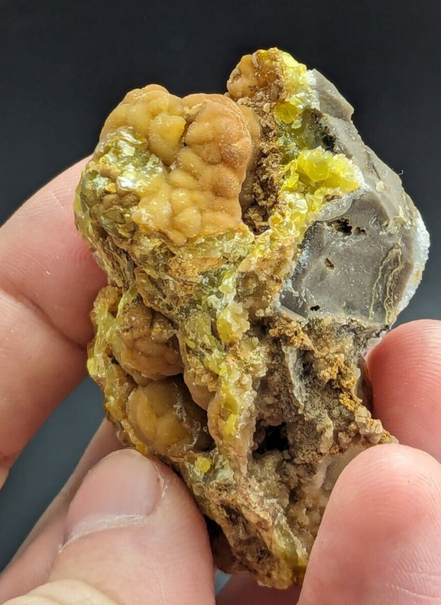 "Turkey Fat" Smithsonite from Rush, Marion County, Arkansas, Collected 1970s