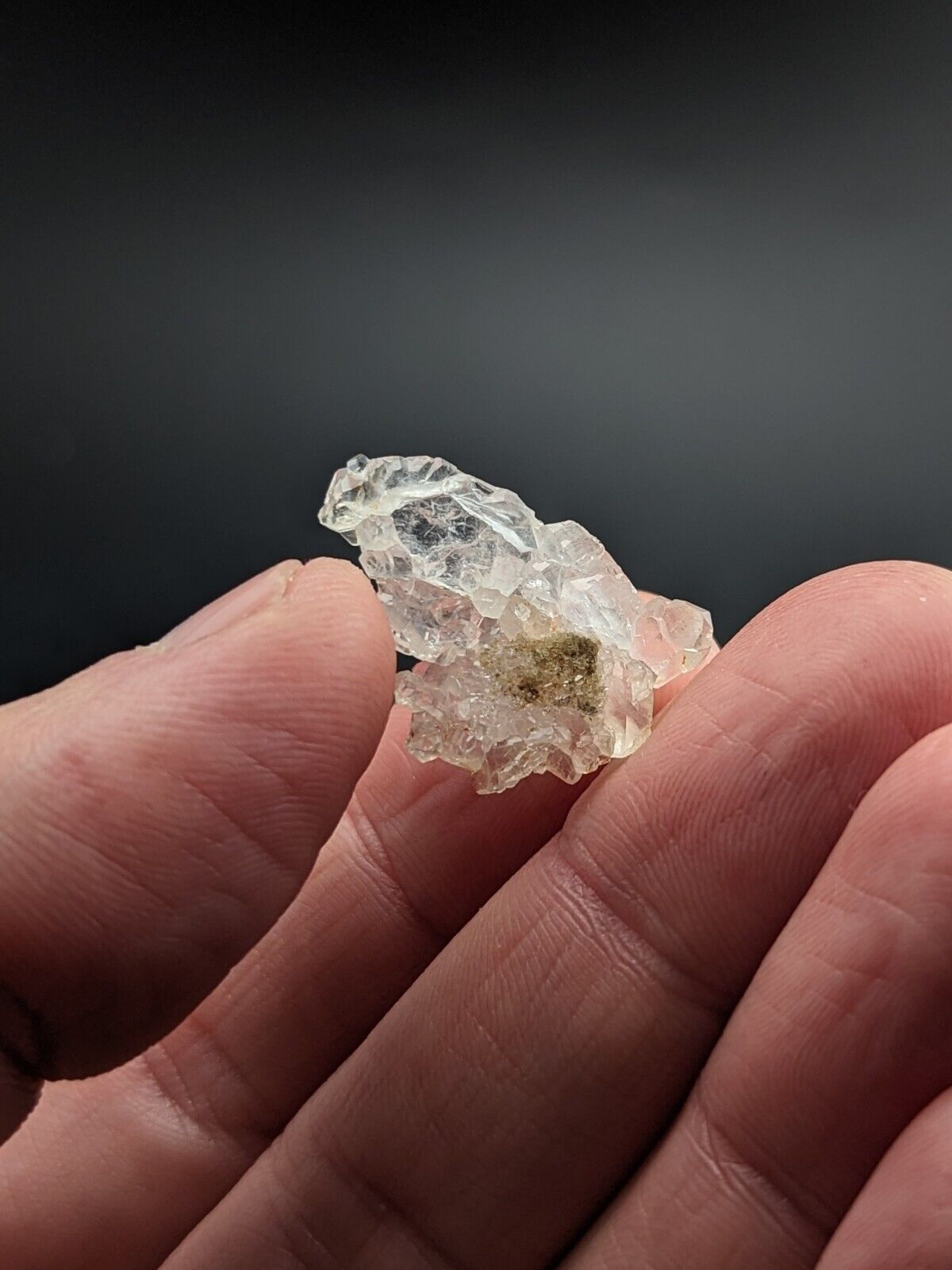 Very Rare, Clear Elestial Floater Quartz Crystal, Montgomery County, Arkansas
