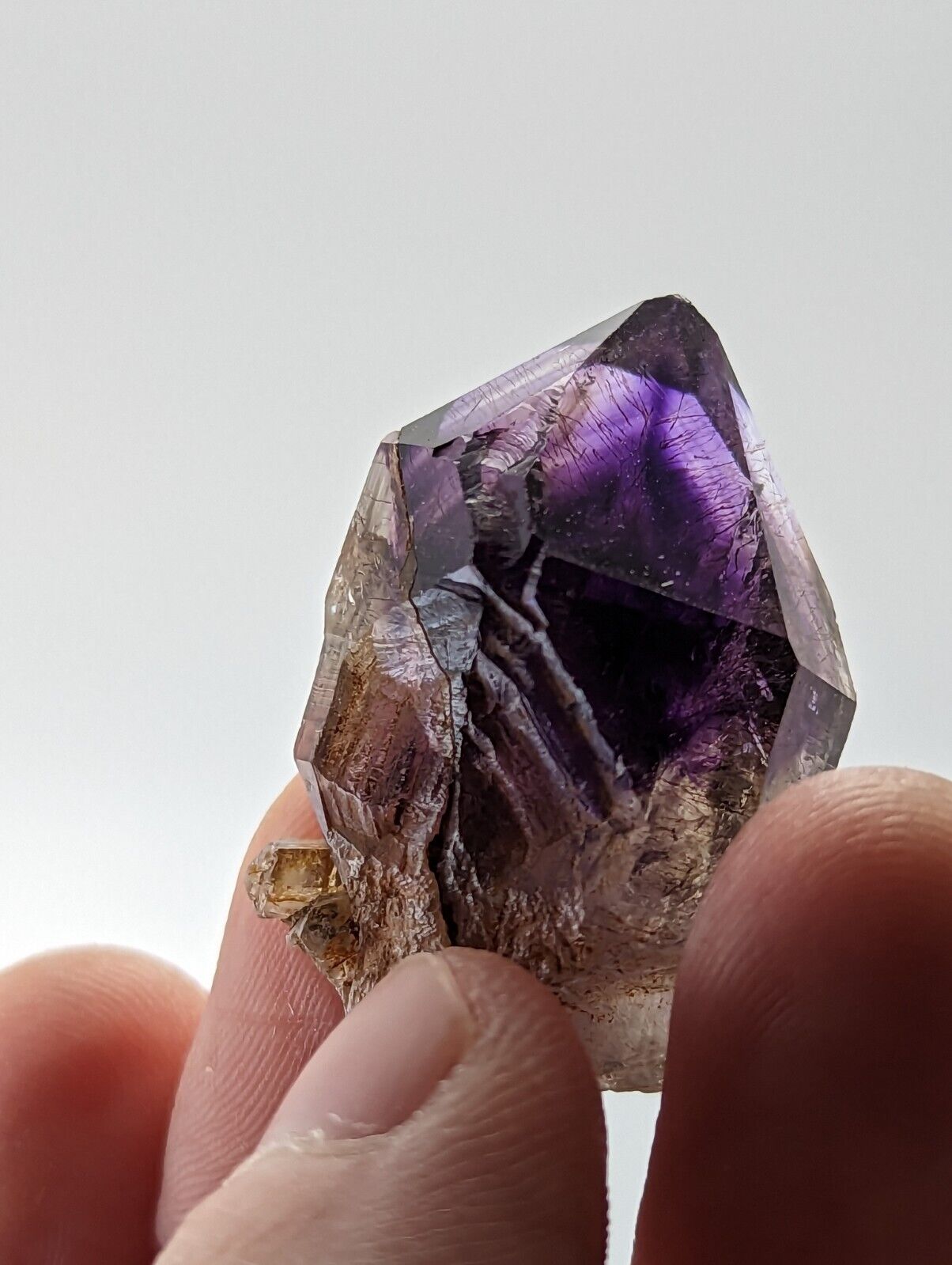 Shangaan Smoky Amethyst Quartz Crystal, from Chimbuku Mine, Zimbabwe, Fantastic