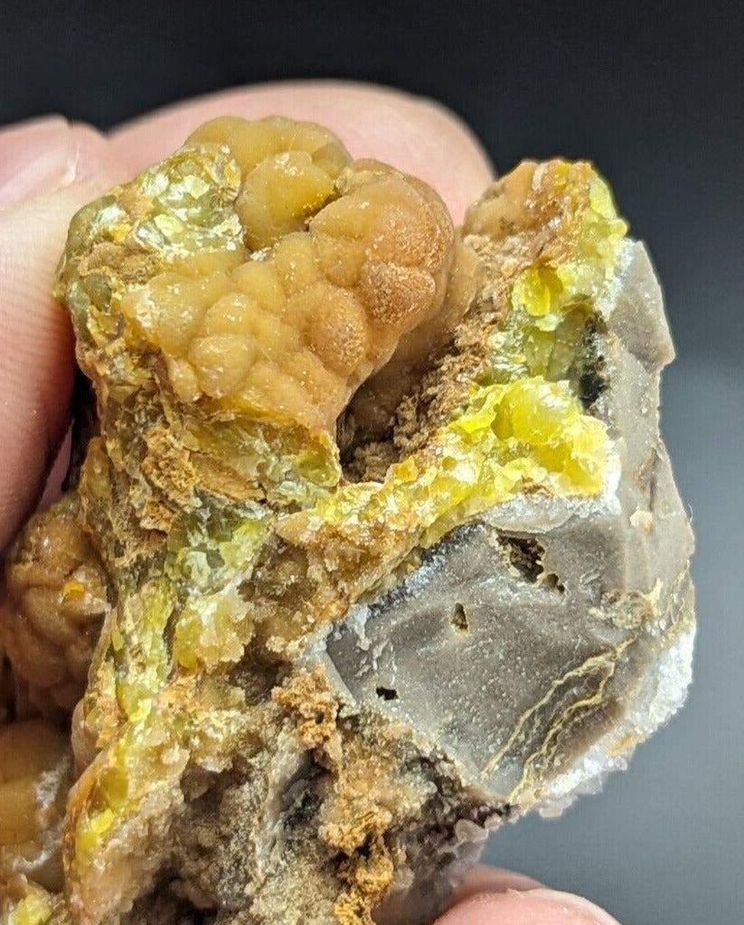 "Turkey Fat" Smithsonite from Rush, Marion County, Arkansas, Collected 1970s