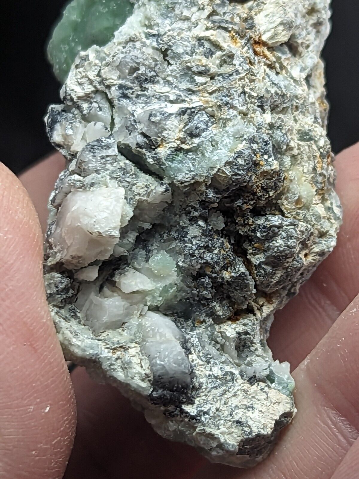 Wavellite w/ Grey SiO2 Pseudomorphs - Old Stock Mauldin Mountain, Arkansas, ooak
