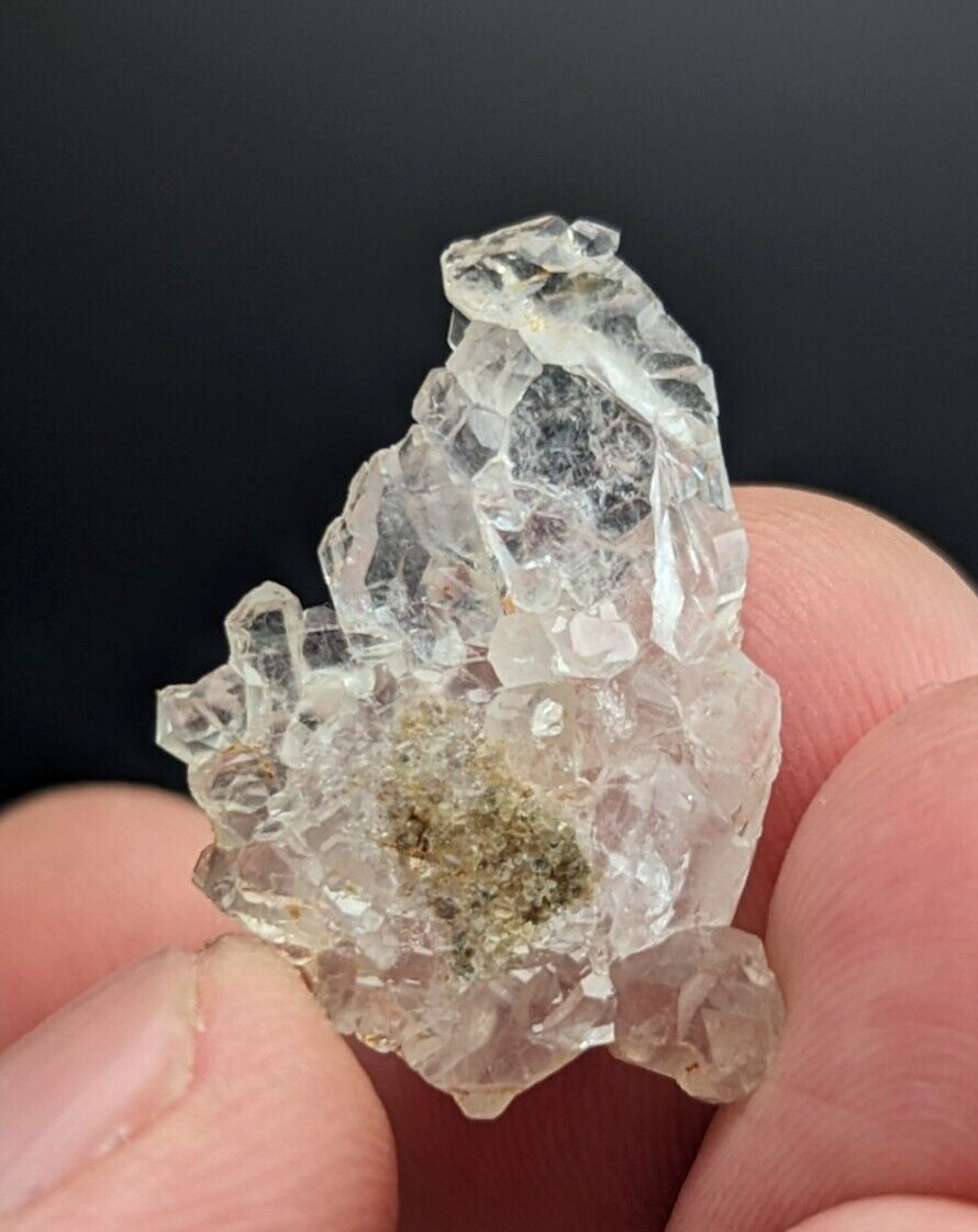 Very Rare, Clear Elestial Floater Quartz Crystal, Montgomery County, Arkansas