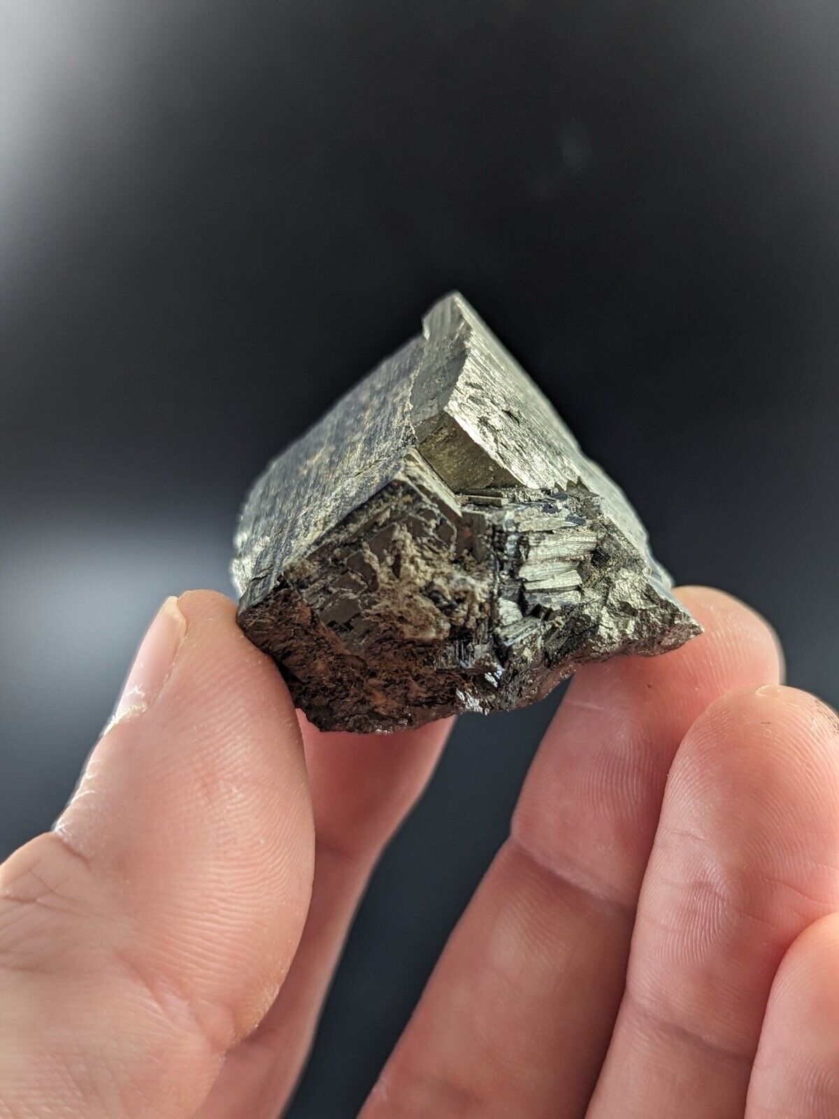 Pyrite w/ Molybdenum, Magnet Cove, Hot Spring County, Arkansas, Rare Old Stock