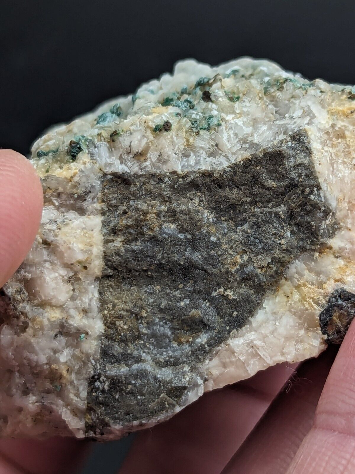 Very Rare, Aurichalcite and Selenite, Red Cloud Mine, Rush, Marion Co.  Arkansas