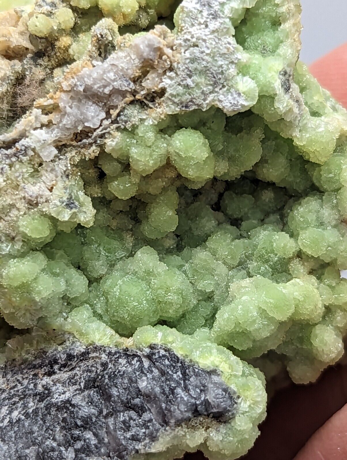 A+ Bright Green Wavellite -Unique Stalactite - Mauldin Mountain, Arkansas