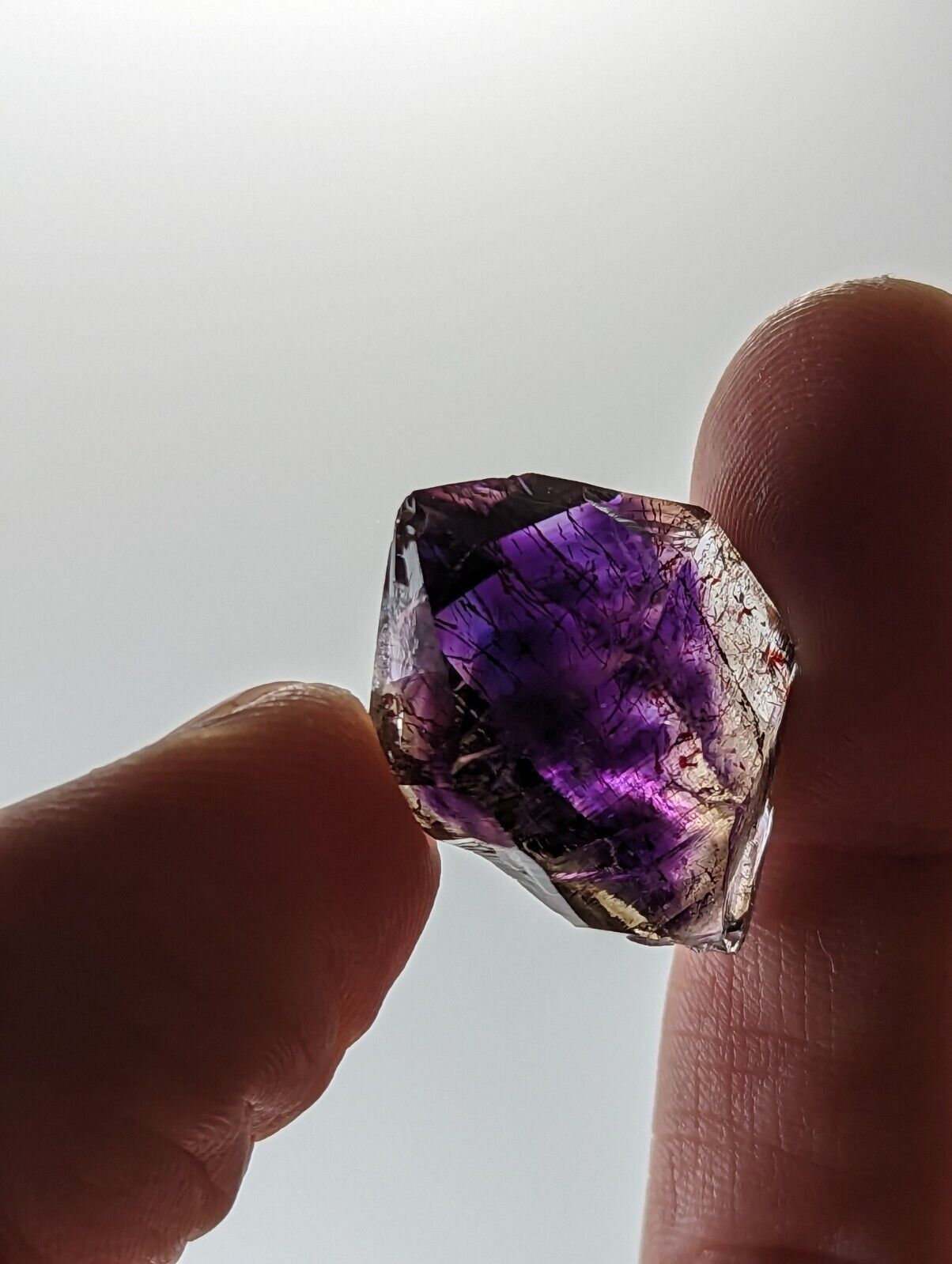 Shangaan Smoky Amethyst Quartz Crystal, Chimbuku Mine, Zimbabwe, Fantastic DT